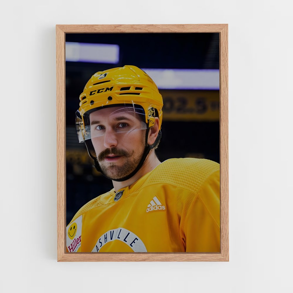 Poster La Lutte Jaune – affiche Hockey sur glace (vue 4)